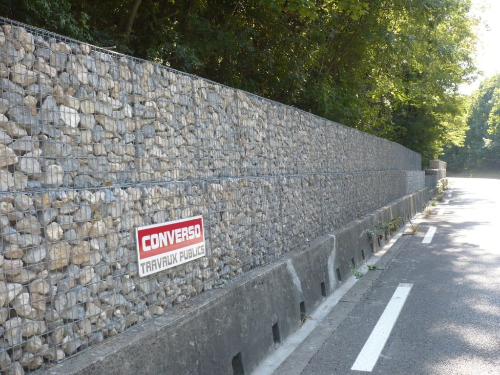 SOUTENEMENT GABIONS CONVERSO